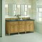 James Martin Vanities 72'' Double Vanity, Light Natural Oak w/ 3 CM Parisien Bleu Quartz Top 424-V72-LNO-3PBL - alternate 4